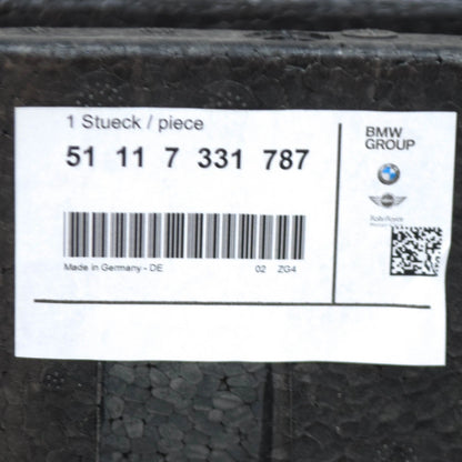 NEW BMW 5 GT F07 FRONT BUMPER FOAM 51117331787 7331787 2015 ORIGINAL