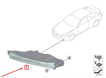NEW BMW 6 GRAN COUPE F06 FRONT LEFT FOG LIGHT 7234927 63177234927 ORIGINAL