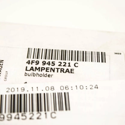 NEW AUDI A6 AVANT C6 LEFT TAIL LIGHT OUTER BULB CARRIER 4F9945221C ORIGINAL