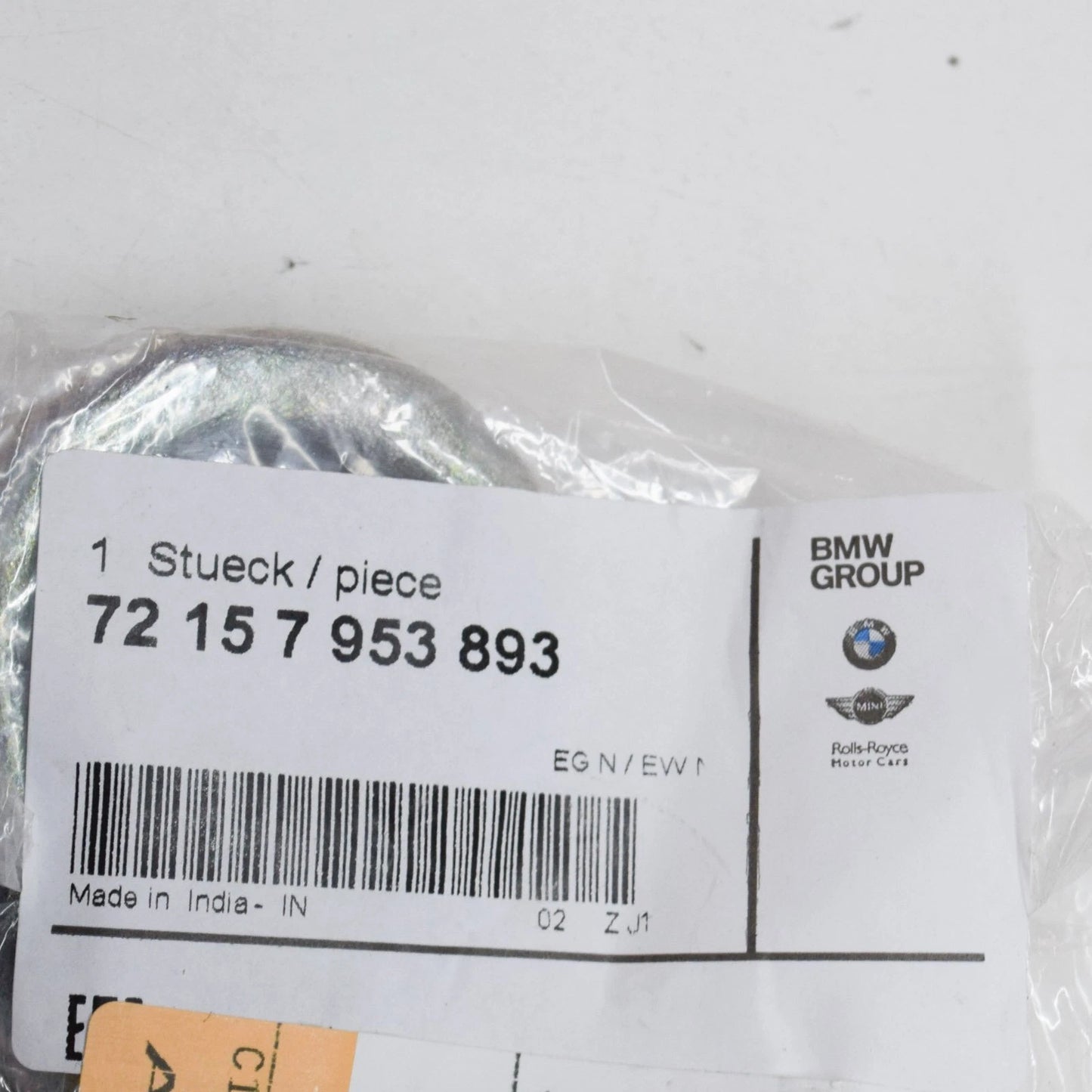 NEW BMW 3 F30 TOWING EYE HOOK 72157953893 2013 ORIGINAL