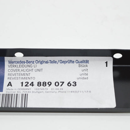 NEW MB E W124 FRONT LEFT HEADLIGHT UNIT SUPPORT BRACKET A1248890763 ORIGINAL