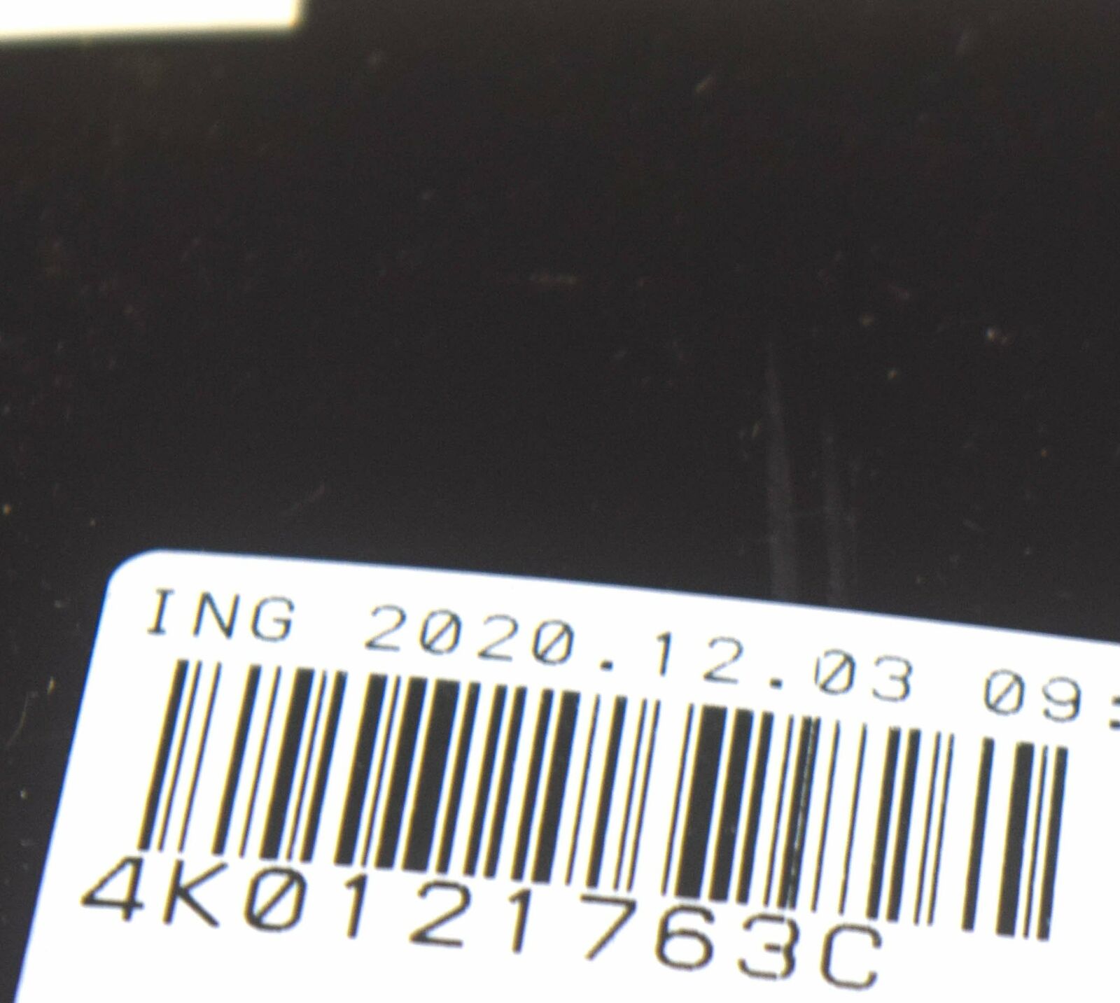 NEW AUDI A6 C8 FRONT LEFT OUTER RADIATOR SUPPORT AIR DUCT 4K0121763C ORIGINAL