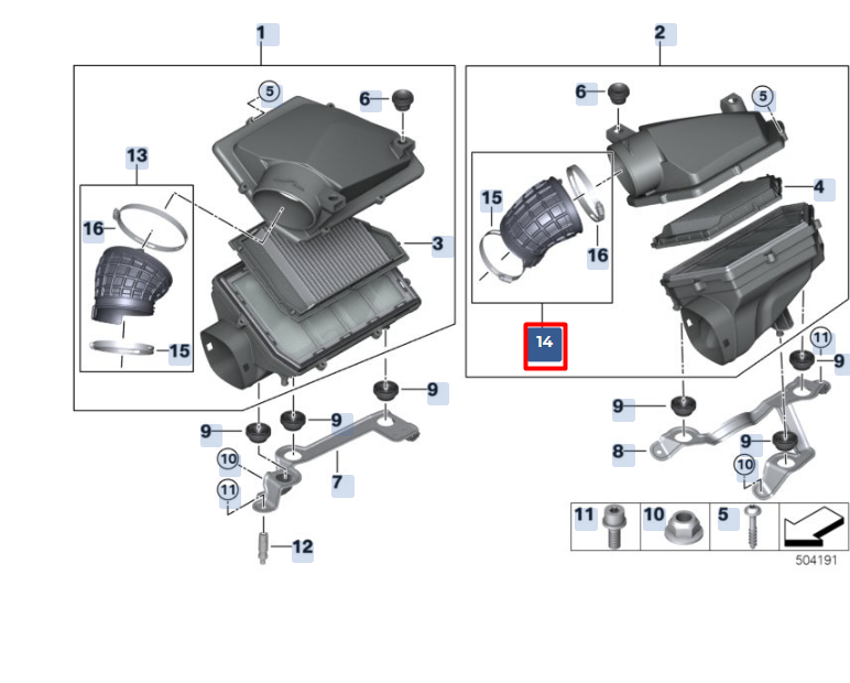 new bmw x6 g06 rubber boot 13718689757 original