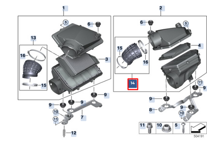 new bmw x6 g06 rubber boot 13718689757 original