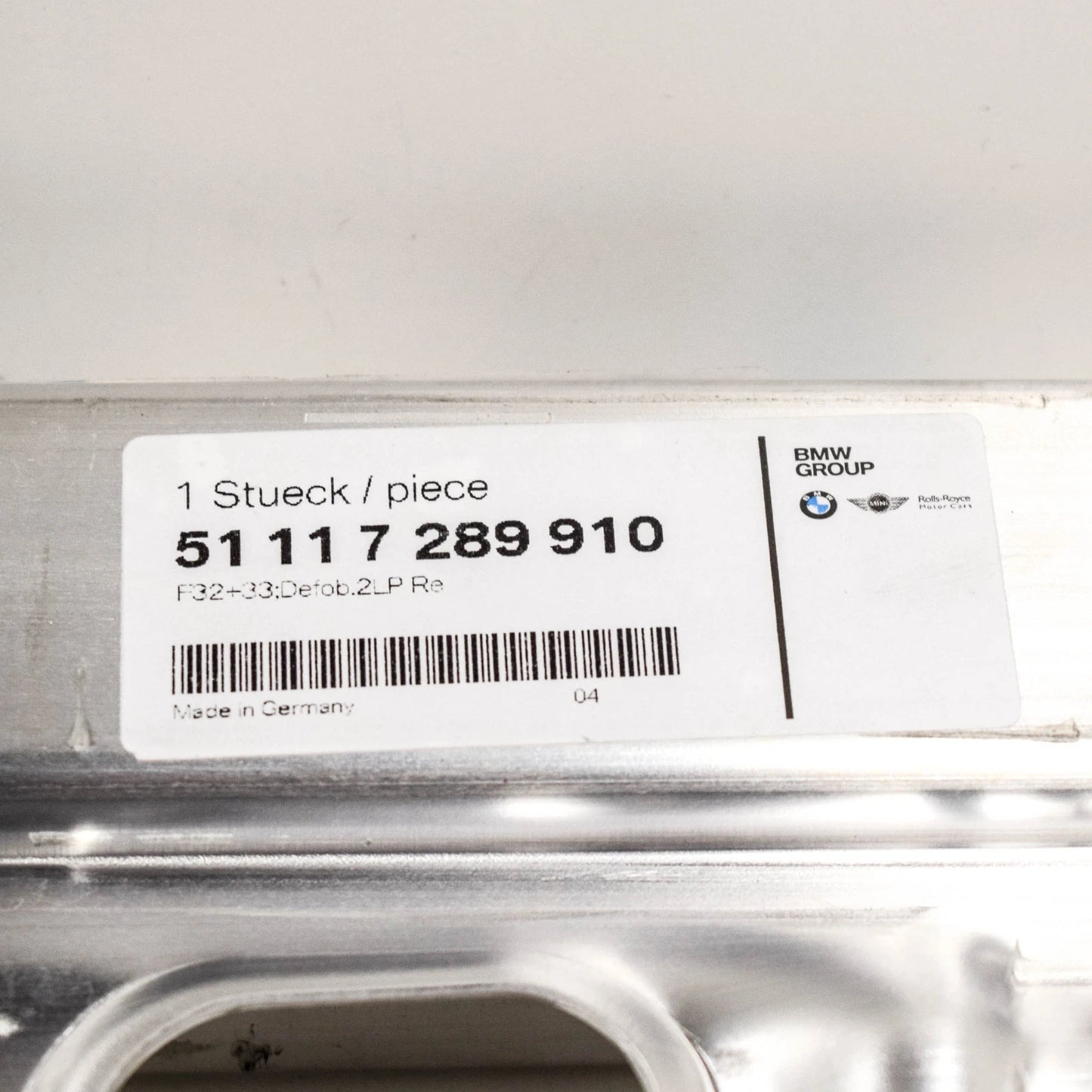 NEW BMW 3 GT F34 FRONT BUMPER RIGHT LOWER DEFORMATION ELEMENT 51117289910