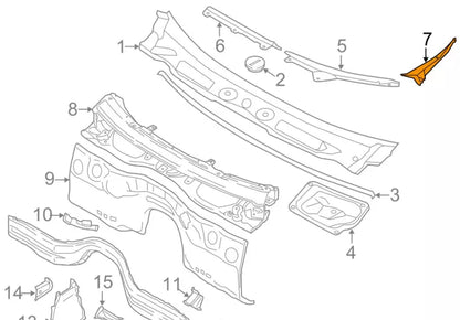 NEW BMW X1 E84 RIGHT APRON COVER 51712991898 2991898 ORIGINAL