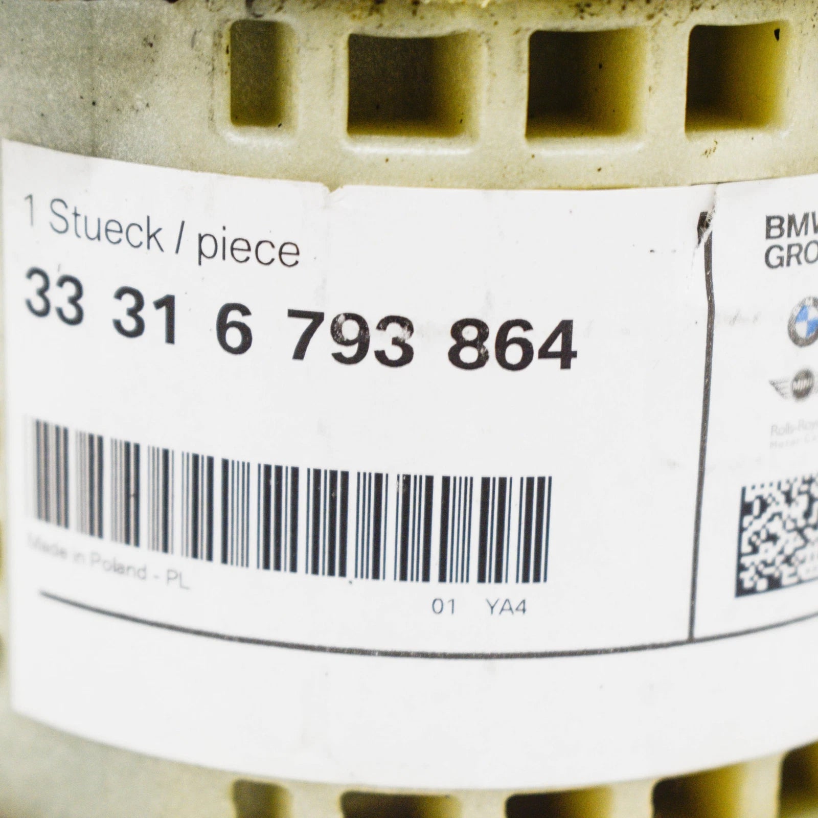 NEW BMW 5 F10 REAR AXLE RUBBER BUSHING MOUNTING 33316793864 ORIGINAL