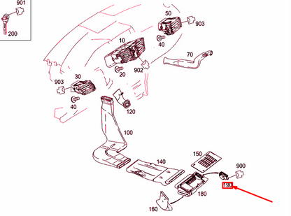 NEW MERCEDES-BENZ E W212 AIR DISTRIBUTOR STEPPER MOTOR A2219066900 ORIGINAL