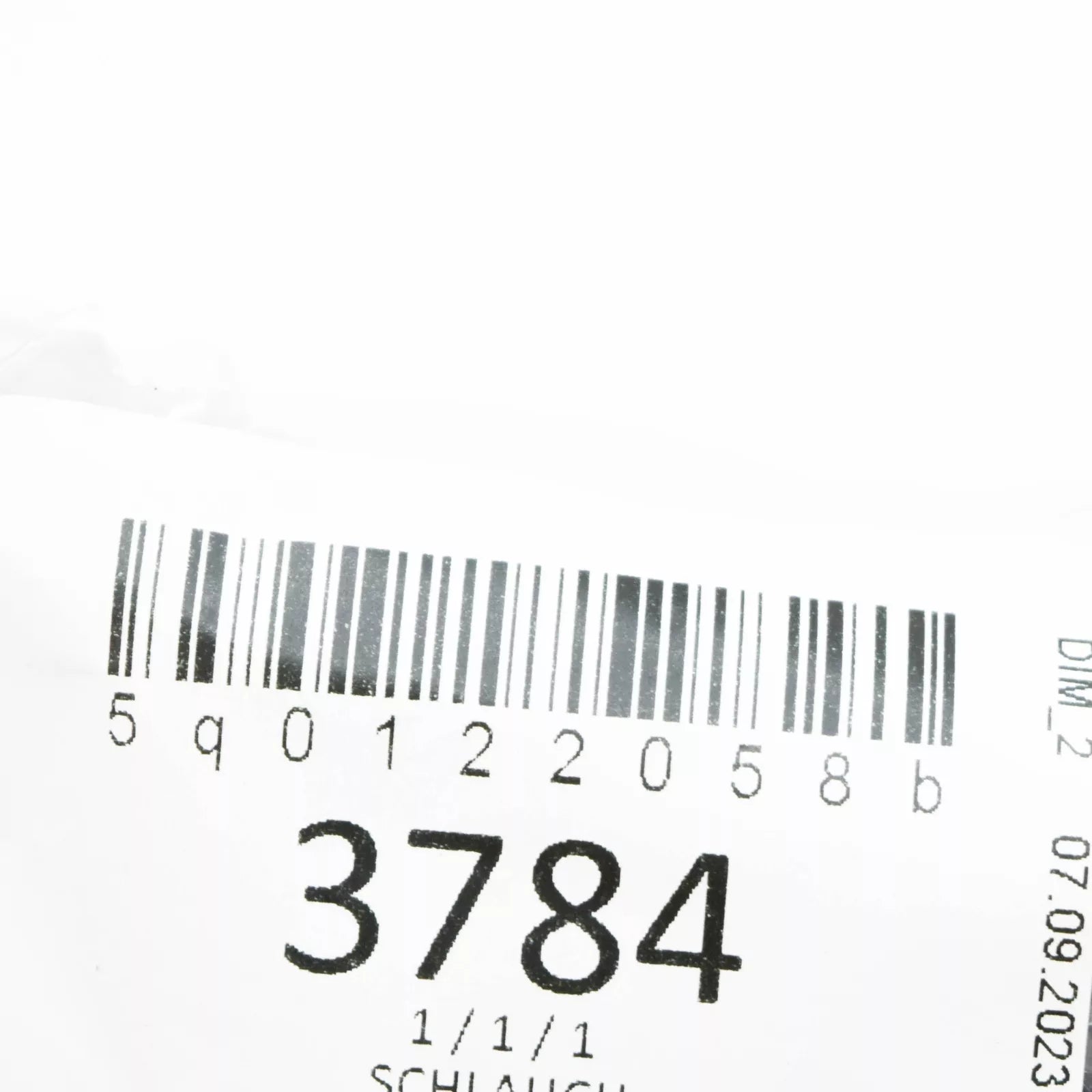 NEW VW TIGUAN AD COOLANT HOSE WITH QUICK RELEASE COUPLING 5Q0122058B ORIGINAL