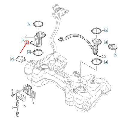NEW AUDI Q2 RIGHT FUEL GAUGE SENDER 5Q0919673AK ORIGINAL