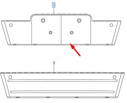 NEW AUDI Q3 8U FRONT BUMPER LICENSE PLATE HOLDER 8U08072851QP 2014