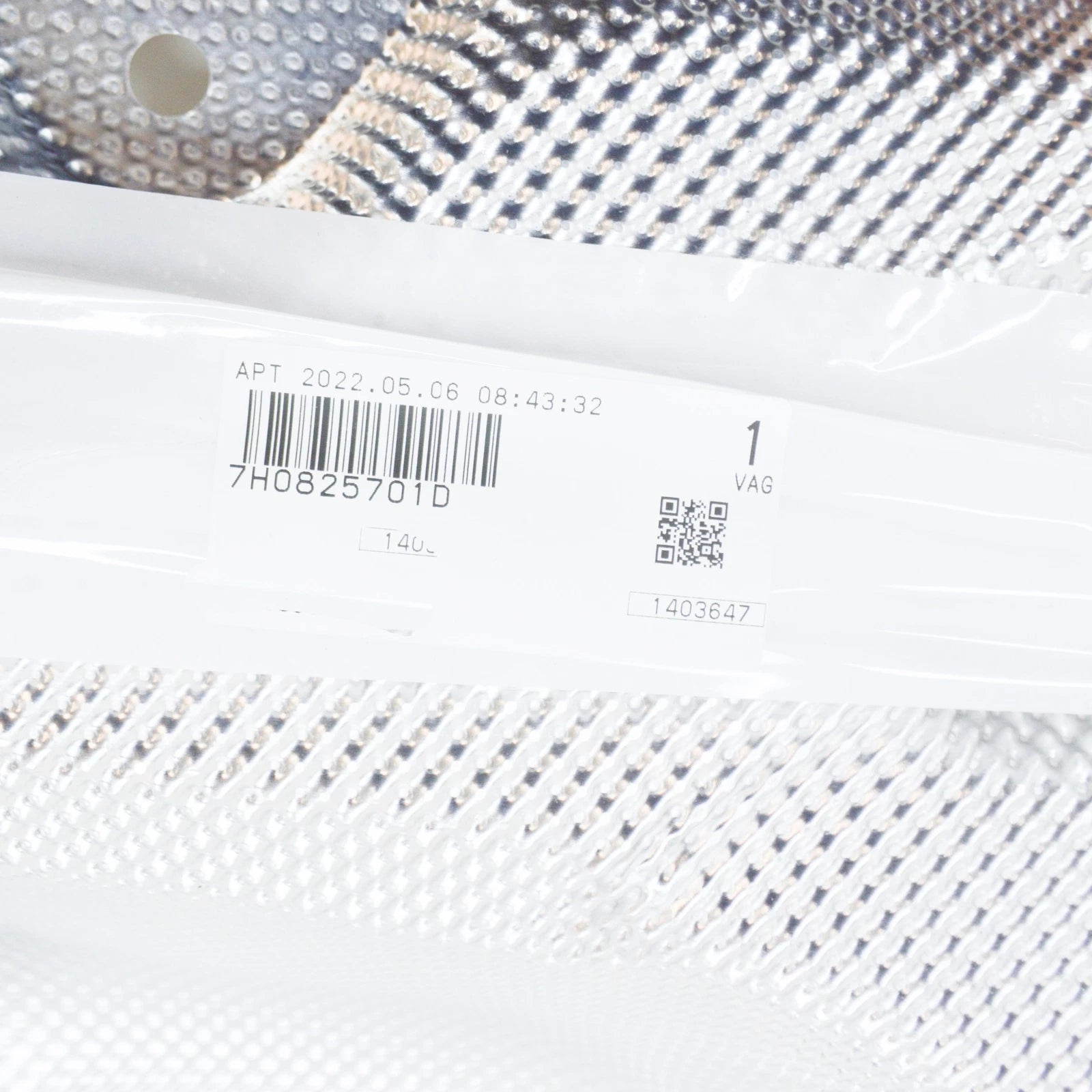 NEW VW TRANSPORTER T5 REAR SILENCER HEAT SHIELD 7H0825701D ORIGINAL