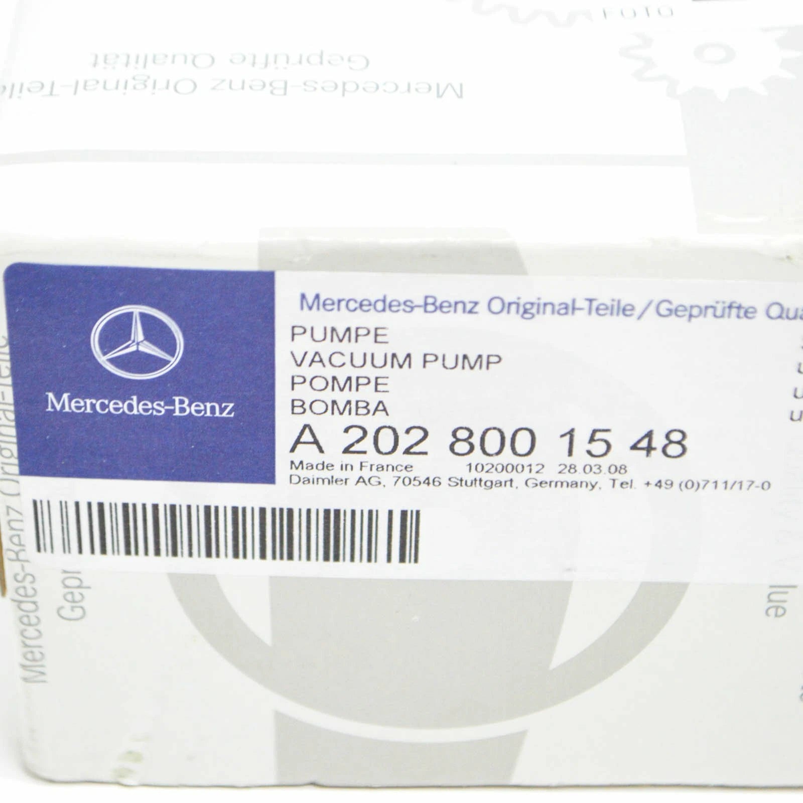 NEW MB C W202 CENTRAL LOCKING AND AIR CONDITIONER PUMP A2028001548