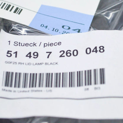 NEW BMW X3 F25 REAR RIGHT TRUNK LID PANEL COVER TRIM 51497260048 7260048