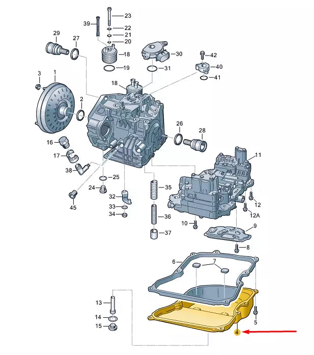 NEW AUDI TT 8N TRANSMISSION OIL PAN SUMP 09G321361 ORIGINAL