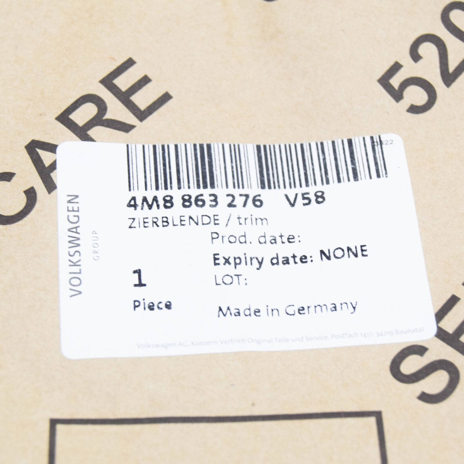 NEW AUDI Q7 4M CENTRE CONSOLE DRINKS HOLDER TRIM LHD 4M8863276V58 ORIGINAL