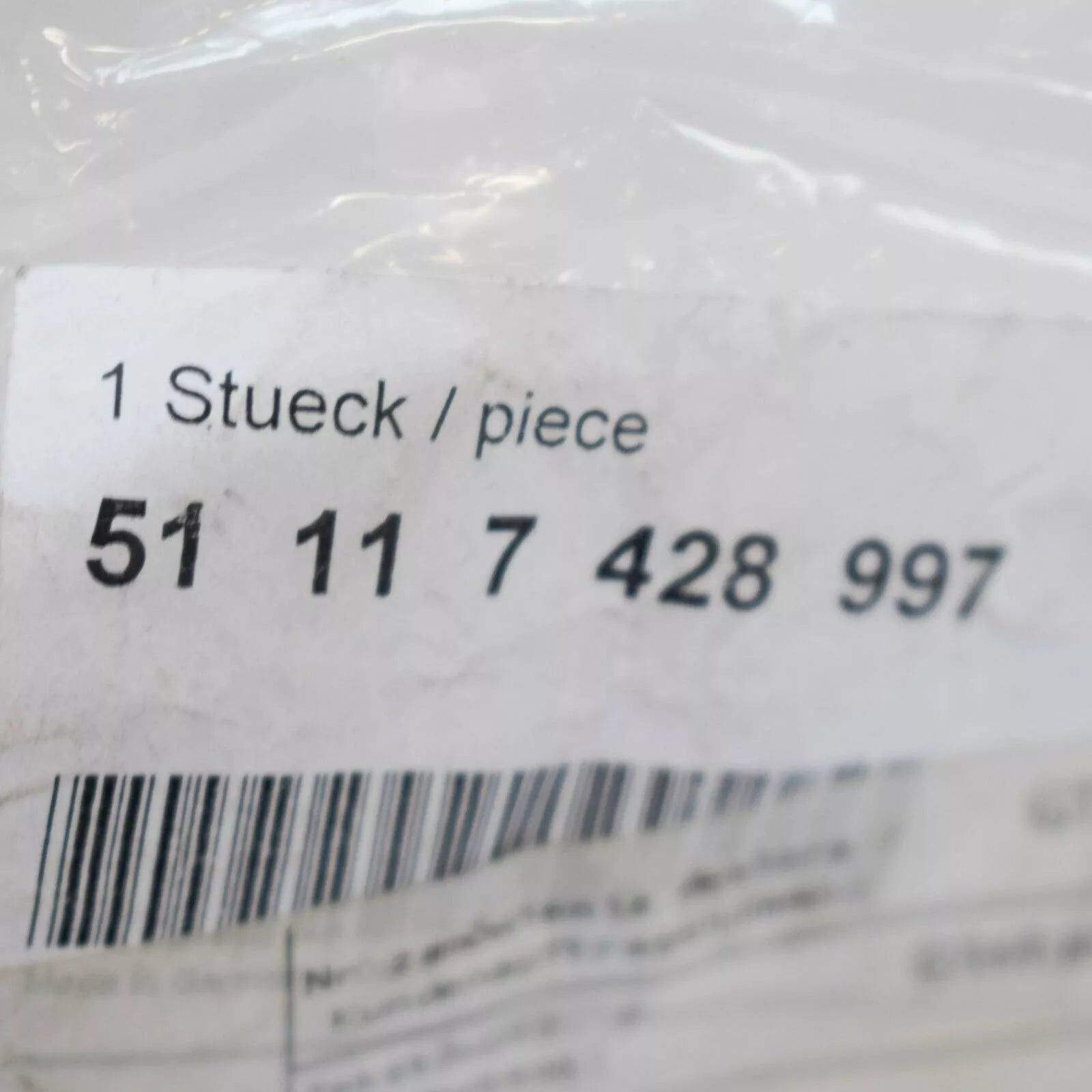 NEW BMW X2 F39 FRONT LEFT BUMPER INSERT GUIDE 51117428997 7428997 ORIGINAL