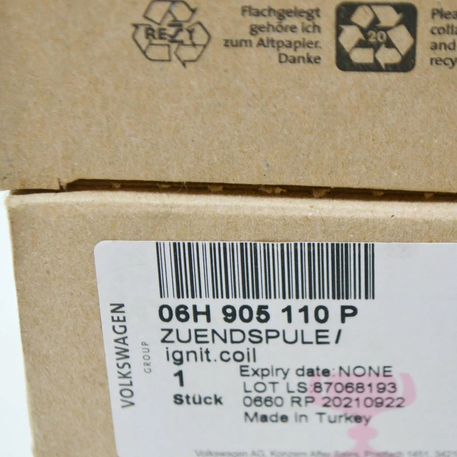 NEW AUDI A6 C8 IGNITION COIL 06H905110P