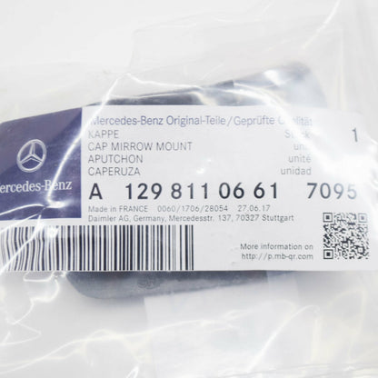 NEW MERCEDES BENZ SL R129 RIGHT SUN VISOR MOUNT COVER A1298110661 7095 ORIGINAL