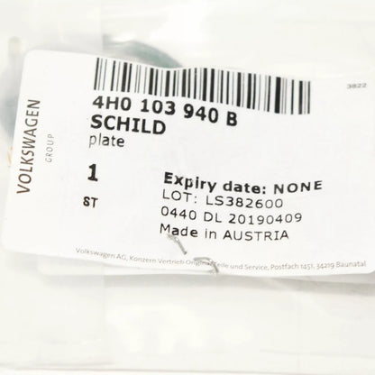 NEW AUDI Q5 8R ENGINE COVER RING EMBLEM 4H0103940B