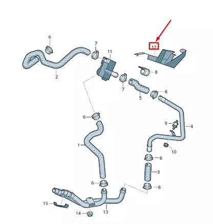 NEW VW TOUAREG 7P MK2 HEATER SYSTEM BRACKET 7P0142231G