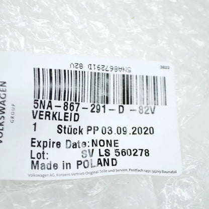 NEW VW TIGUAN MK2 AD INTERIOR LEFT SIDE LOWER B-PILLAR TRIM 5NA867291D