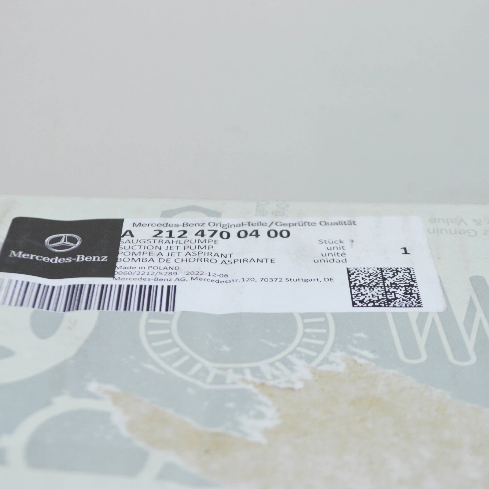 NEW MERCEDES-BENZ E W212 LEFT FUEL LEVEL SENSOR A2124700400 ORIGINAL