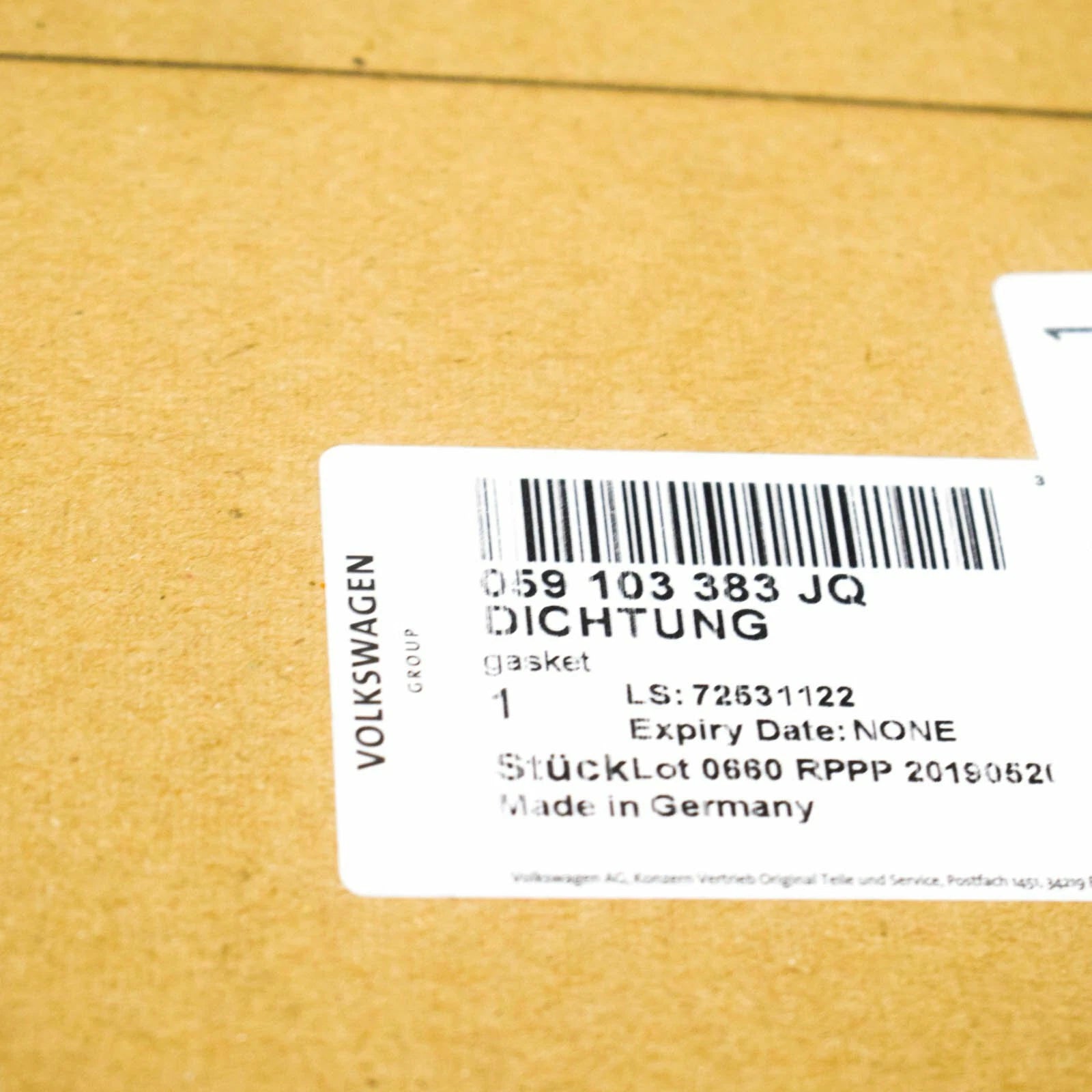 NEW VOLKSWAGEN TOUAREG 7P ENGINE CYLINDER HEAD GASKET 059103383JQ 2014 5143209