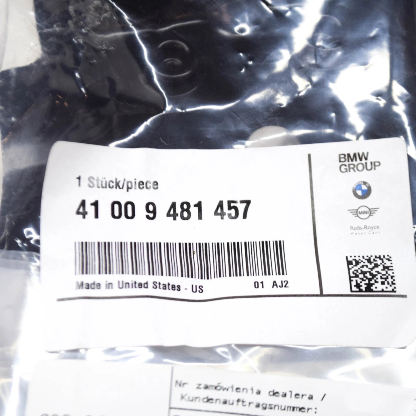 NEW BMW X5 G05 REAR LUGGAGE COMPARTMENT PANEL BRACKET 41009481457 ORIGINAL