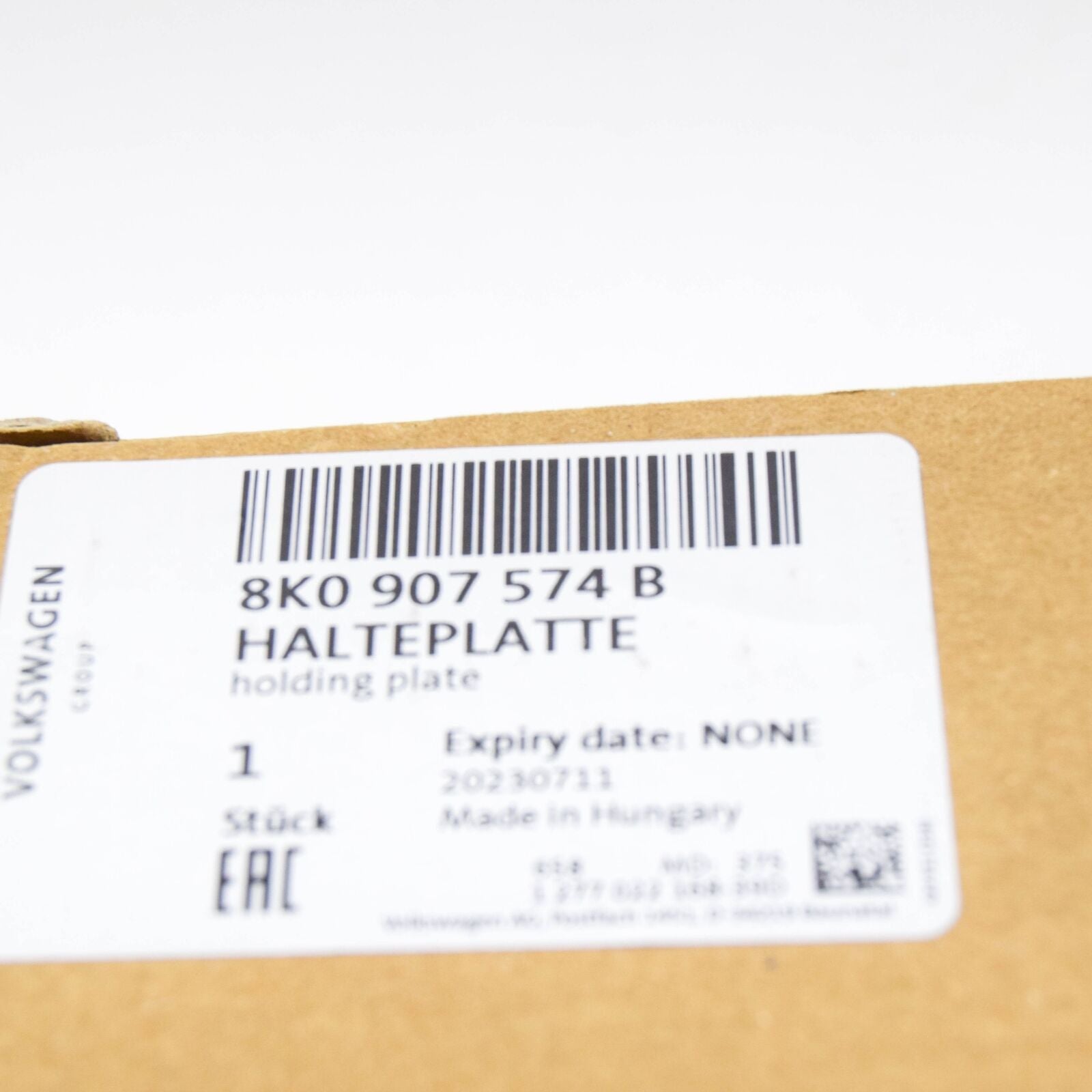 NEW AUDI A4 AVANT B8 CRUISE CONTROL DISTANCE SENSOR BRACKET 8K0907574B ORIGINAL