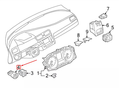 NEW VW GOLF VII 5G MK7 AUTOMATIC HEADLIGHT SWITCH 5GM941431BWZU ORIGINAL