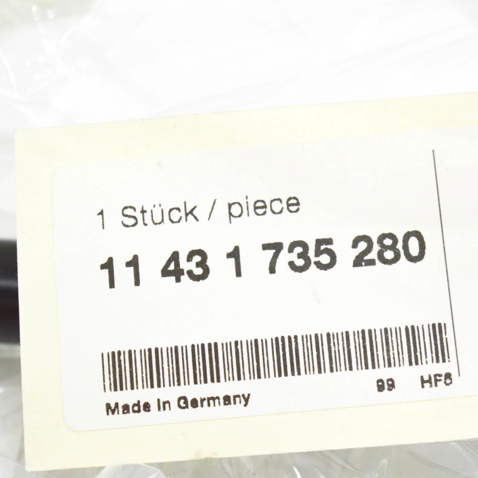 NEW BMW 5 E34 ENGINE OIL DIPSTICK GUIDE TUBE 11431735280 1735280 ORIGINAL