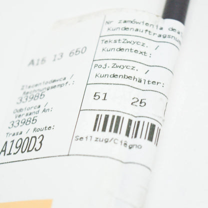 NEW BMW 3 CONVERTIBLE E30 FOLDING TOP BOWDEN CABLE 51258112685 8112685 ORIGINAL