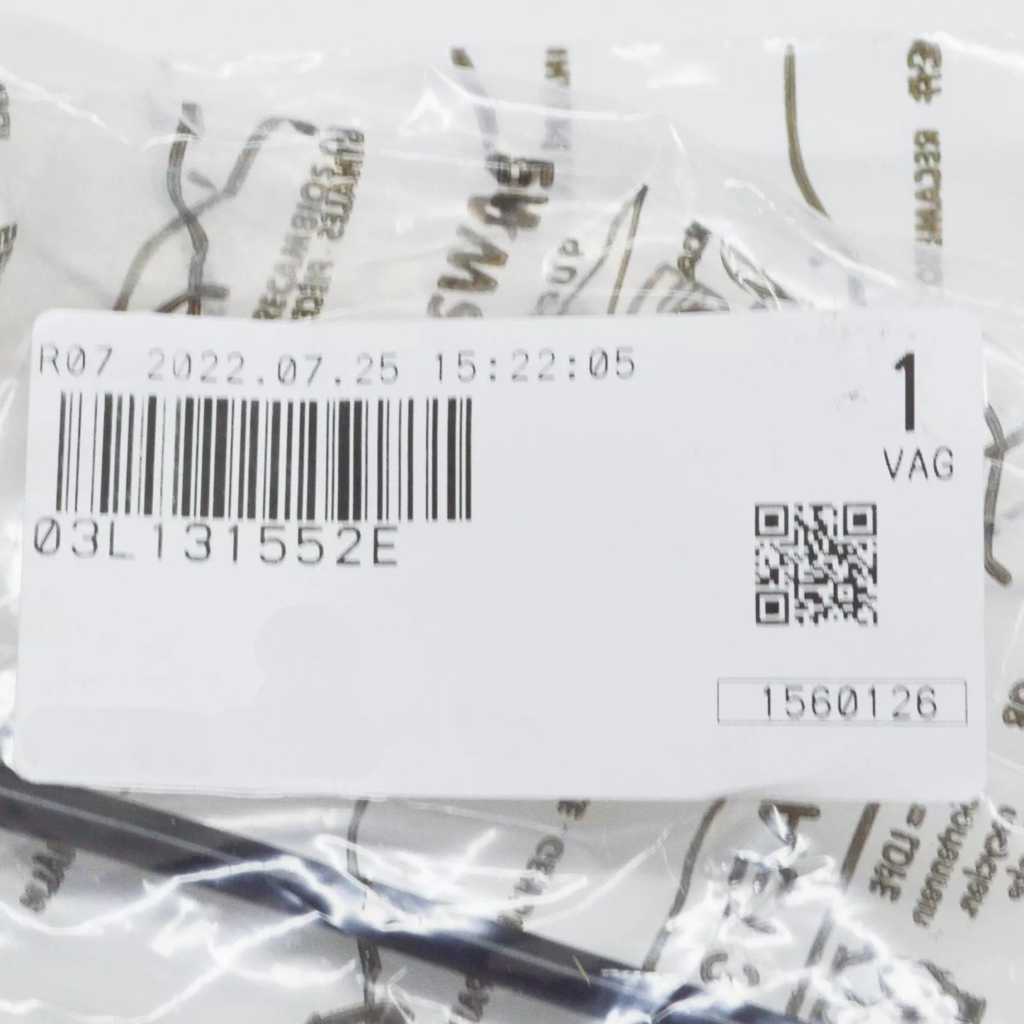 NEW AUDI A4 AVANT B8 ENGINE VACUUM HOSE 03L131552E ORIGINAL