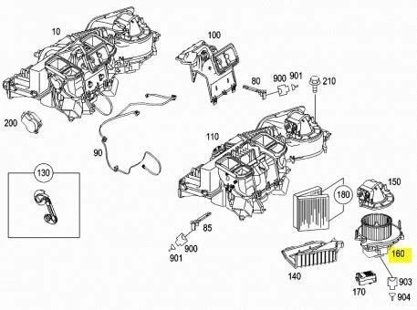 NEW MERCEDES BENZ SLK R171 INTERIOR HEATER BLOWER MOTOR A1718350104 RHD