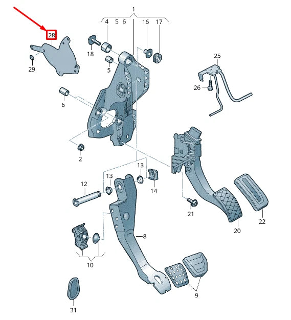 NEW VOLKSWAGEN T-ROC A11 HEAT PROTECTION MAT 5Q2721615