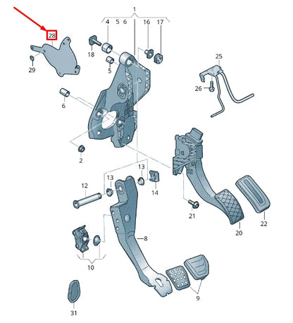 NEW VOLKSWAGEN T-ROC A11 HEAT PROTECTION MAT 5Q2721615