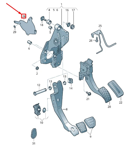 NEW VOLKSWAGEN T-ROC A11 HEAT PROTECTION MAT 5Q2721615