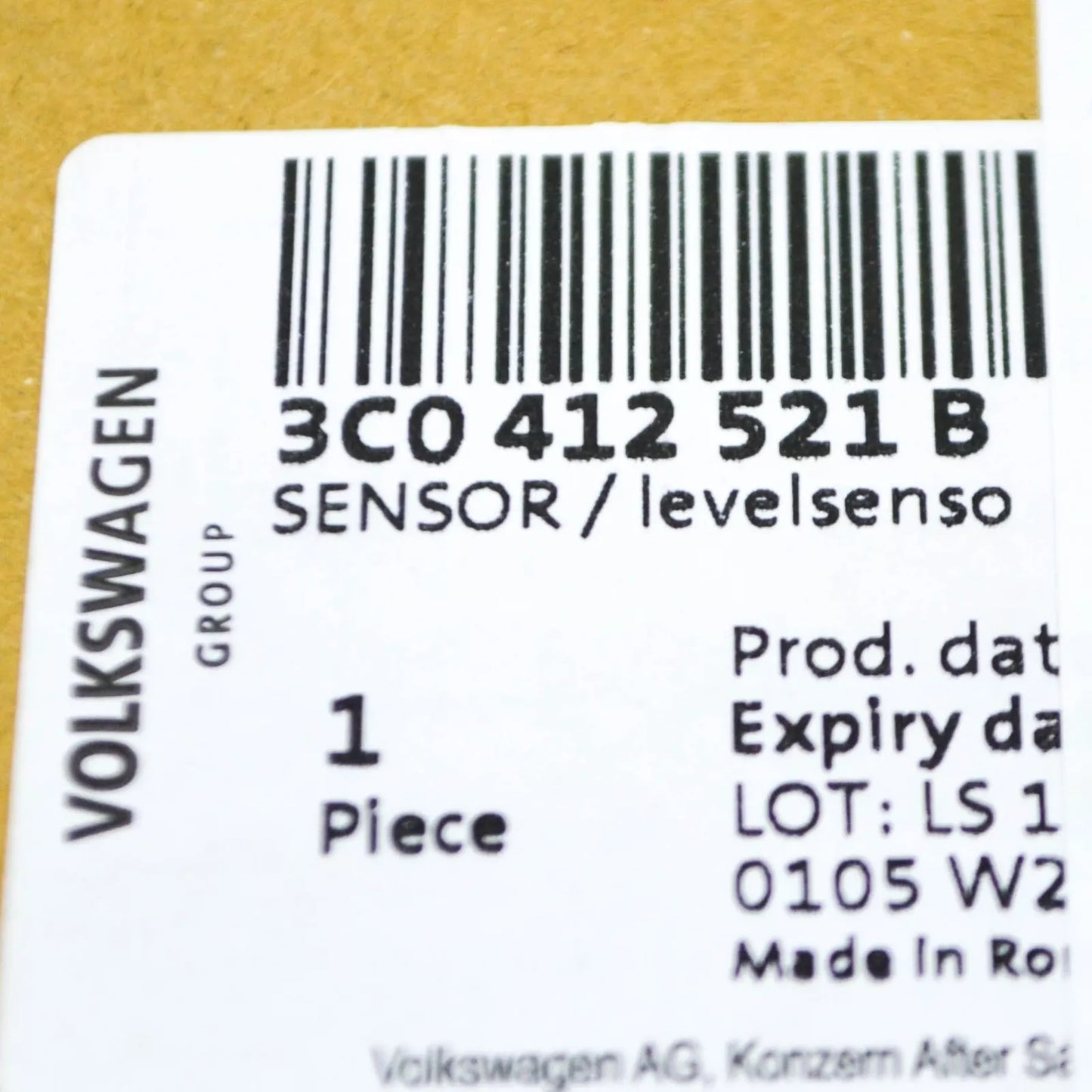 NEW AUDI Q3 8U LEFT LEVEL SENSOR WITH POLES 3C0412521B ORIGINAL