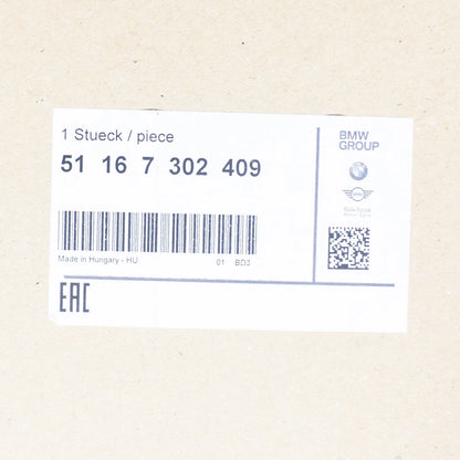 NEW BMW 1 F20 FRONT LEFT DOOR MIRROR SUPPORT RING COVER 51167302409 ORIGINAL