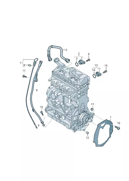 NEW VW CRAFTER 30-35 OIL LEVEL DIP STICK 04L115611L ORIGINAL