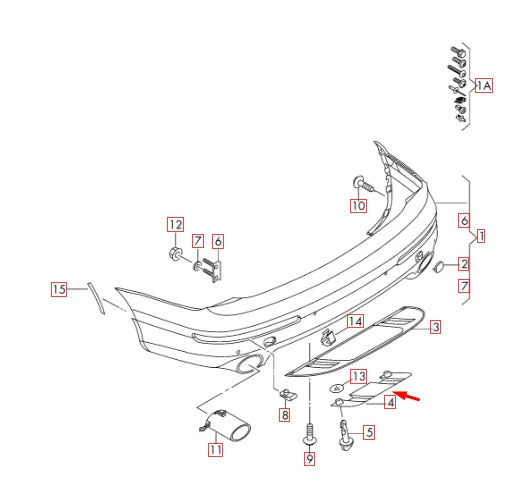 NEW AUDI Q7 4L REAR BUMPER TOWBAR COVER TRIM 4L0807819G ORIGINAL