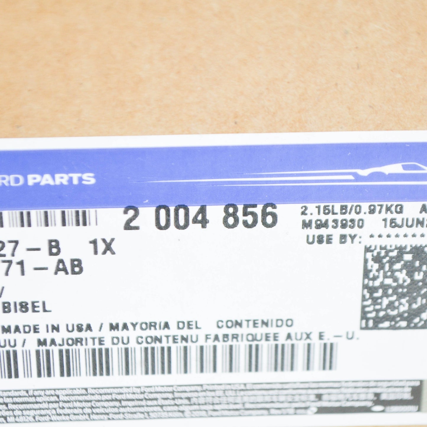 new ford edge mk2 rear bumper left insert trim gt4b-17g771-ab 2004856 original