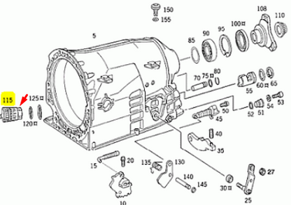 NEW MERCEDES-BENZ C W203 13 PIN CONNECTOR ADAPTER PLUG A2035400253 ORIGINAL