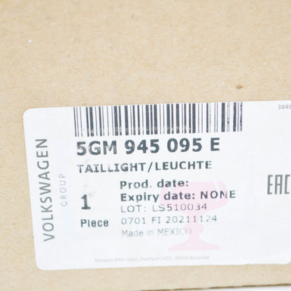 NEW VOLKSWAGEN GOLF VARIANT 5G MK7 REAR LEFT OUTER TAILLIGHT 5GM945095E