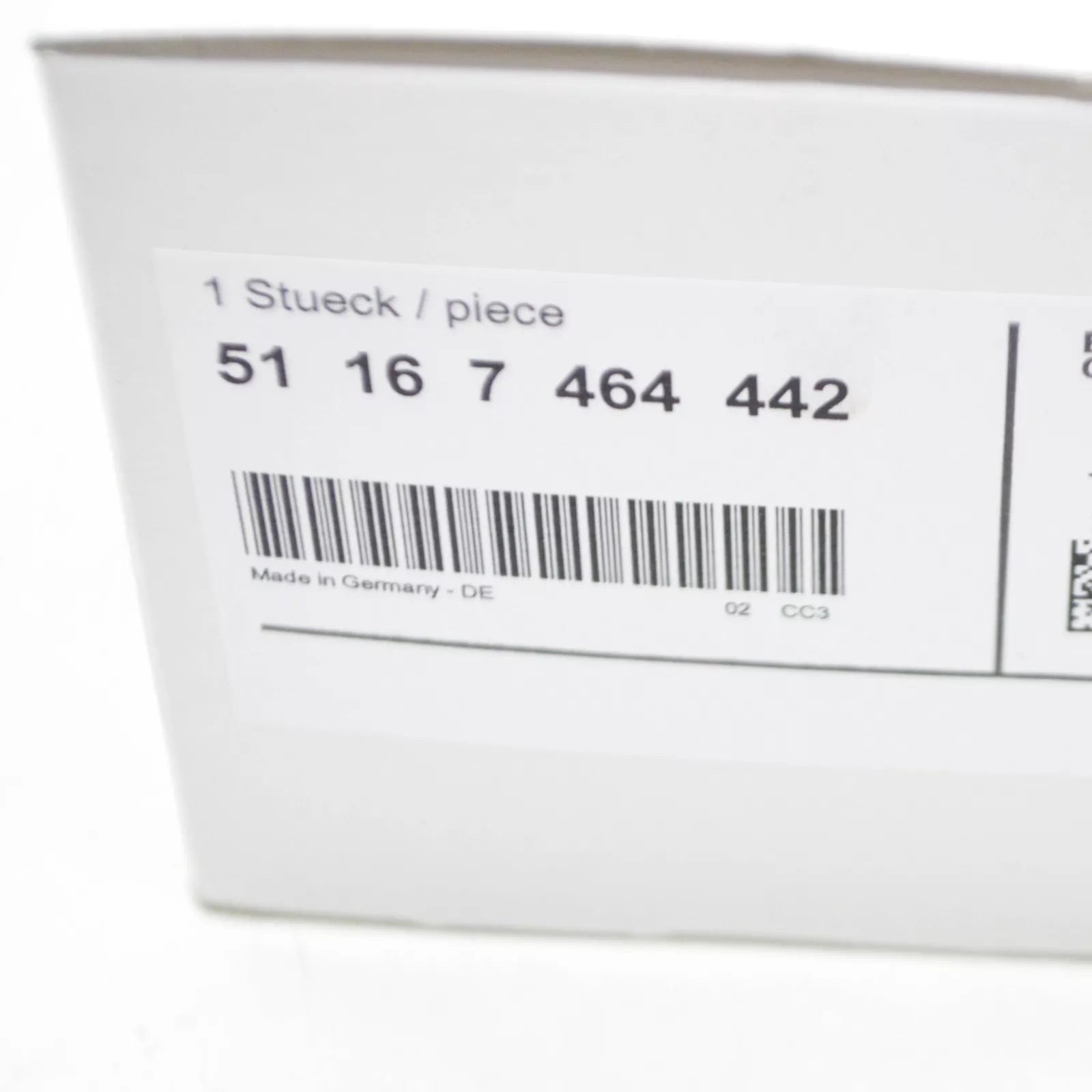 NEW BMW 1 F20 REAR RIGHT ROOF GRAB HANDLE 51167464442 7464442 ORIGINAL