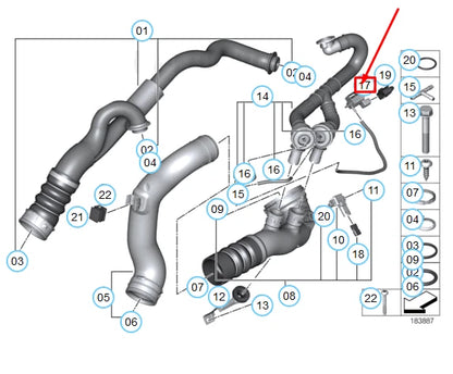 NEW BMW 7 F01 CHANGEOVER VALVE 13637591625 7591625 ORIGINAL