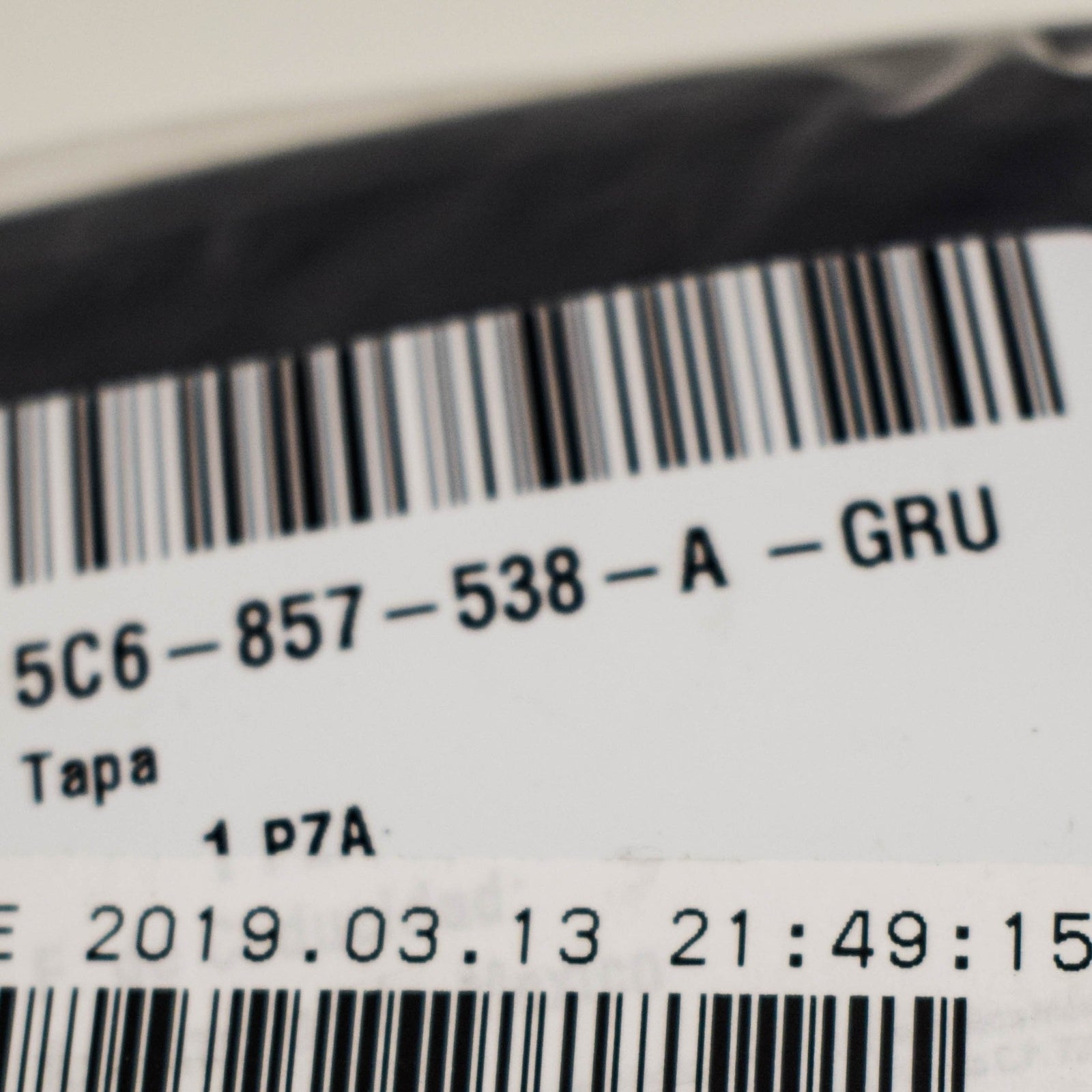 NEW VOLKSWAGEN BEETLE A5 FRONT RIGHT DOOR MIRROR CAP COVER 5C6857538AGRU