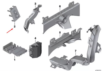 NEW BMW 1 F20 PLUG IN CONNECTION BRACKET 61135A11687 5A11687 2011 ORIGINAL