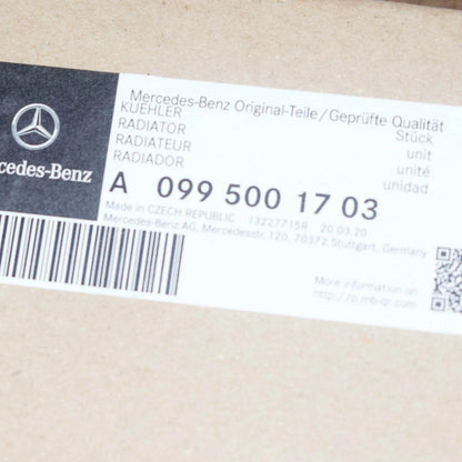 NEW MERCEDES-BENZ C-CLASS W205 ENGINE COOLANT RADIATOR A0995001703 ORIGINAL